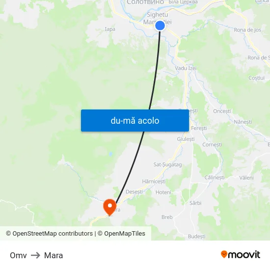 Harta de Omv către Mara