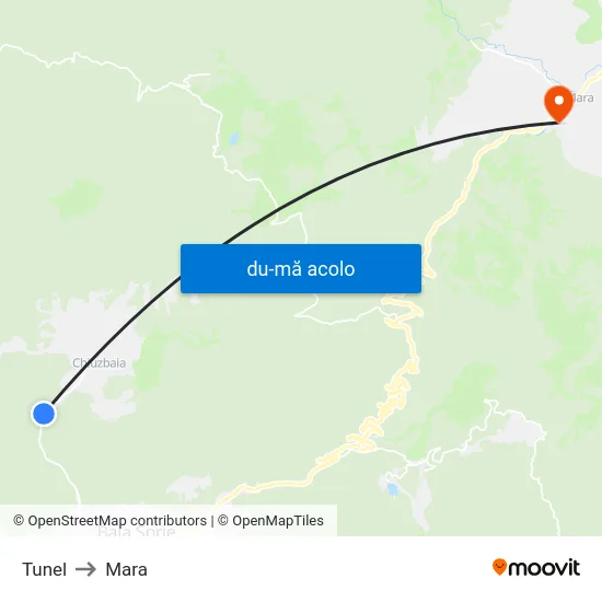 Harta de Tunel către Mara