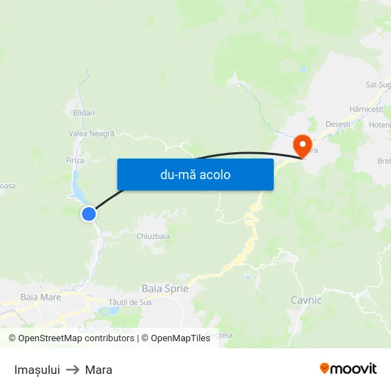 Harta de Imaşului către Mara