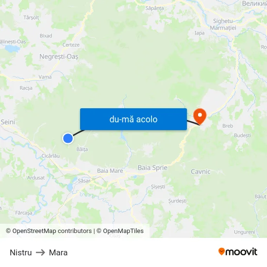 Harta de Nistru către Mara