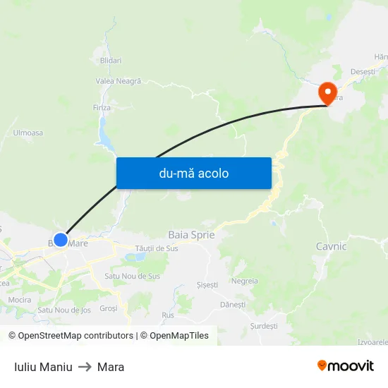 Harta de Iuliu Maniu către Mara