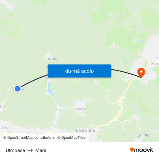 Harta de Ulmoasa către Mara