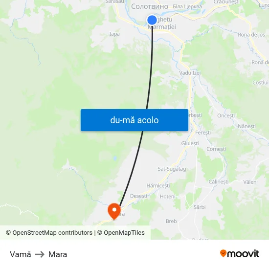 Harta de Vamă către Mara