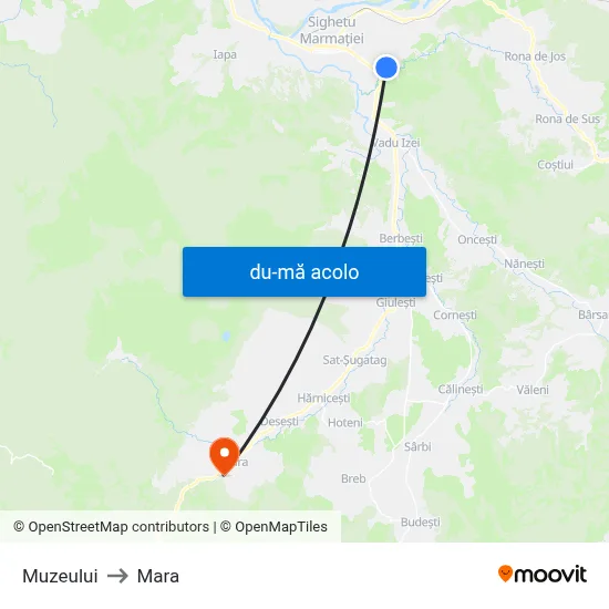 Harta de Muzeului către Mara