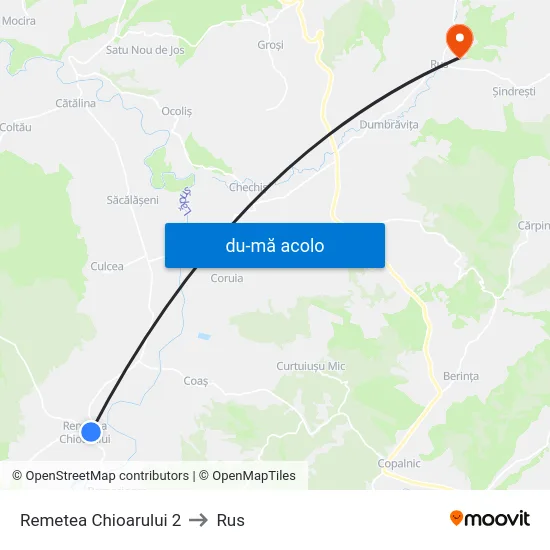 Harta de Remetea Chioarului 2 către Rus