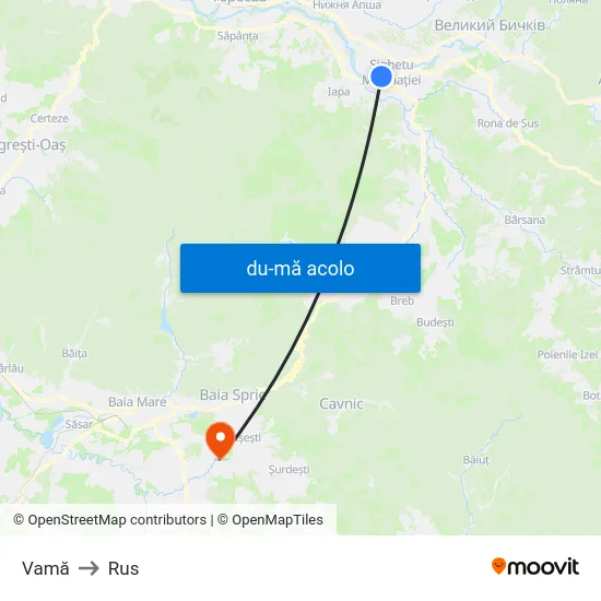 Harta de Vamă către Rus