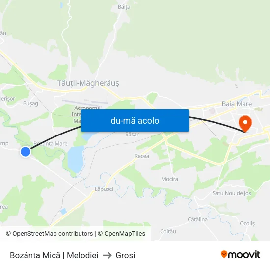 Harta de Bozânta Mică | Melodiei către Grosi