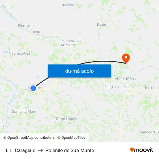 Harta de I. L. Caragiale către Poienile de Sub Munte