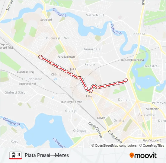 3 Tram Line Map