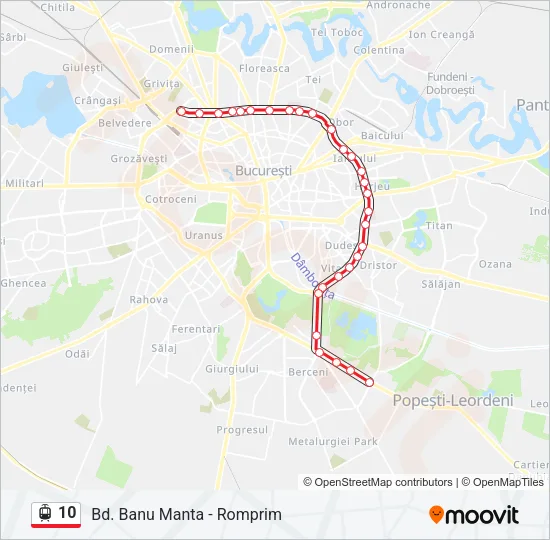 10 Tram Line Map