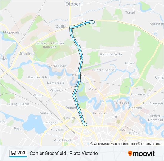 203 Route Schedules Stops Maps Cartier Greenfield Piata