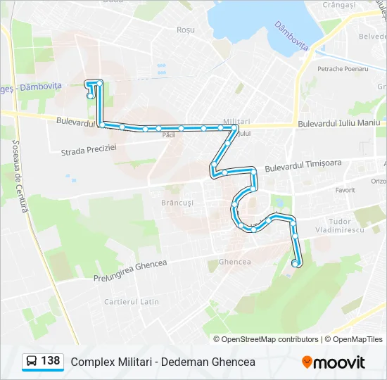 138 Bus Line Map