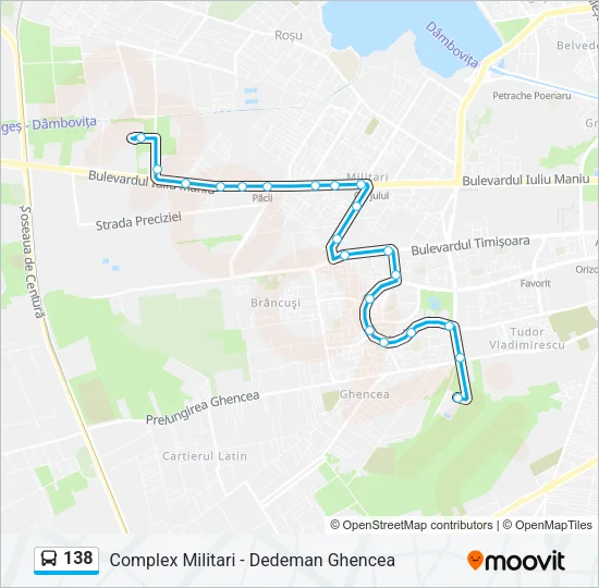 138 Bus Line Map