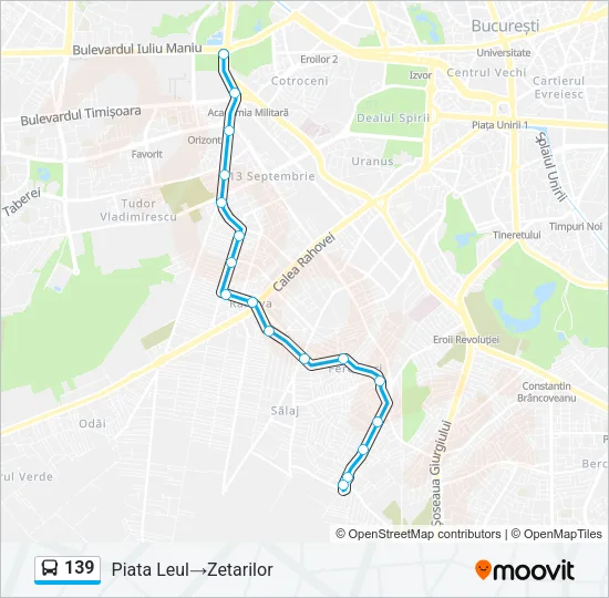 139 Bus Line Map