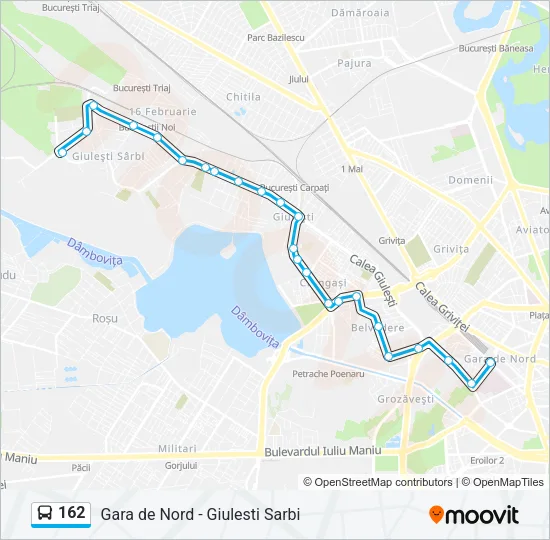 162 Bus Line Map