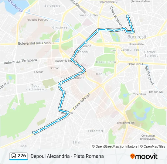 226 Bus Line Map