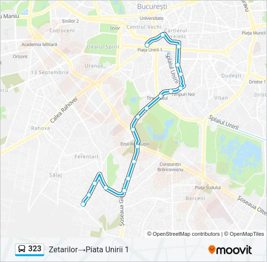 323 Bus Line Map
