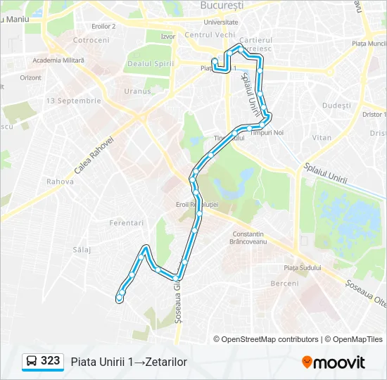 323 Bus Line Map