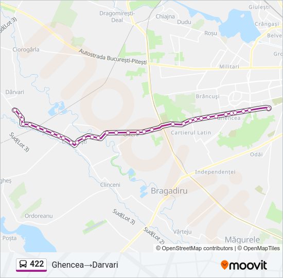 422 Route Schedules Stops And Maps Ghencea‎→darvari Updated