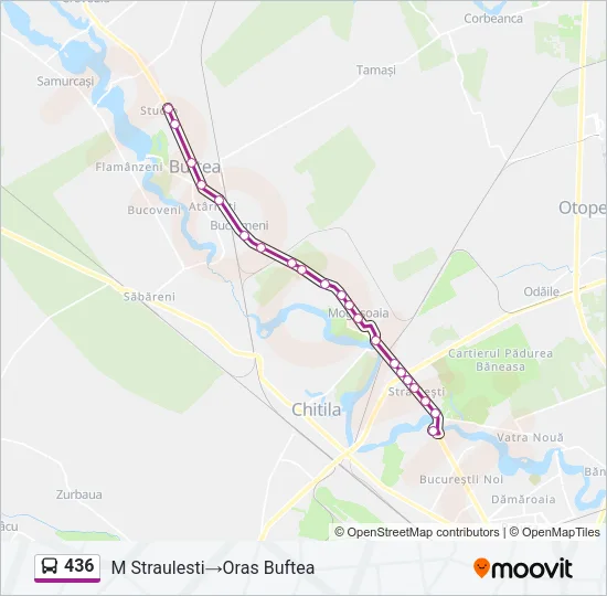 436 Bus Line Map