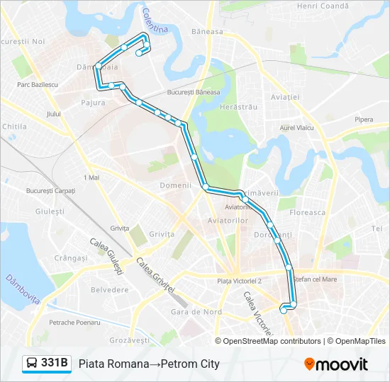 331B Bus Line Map