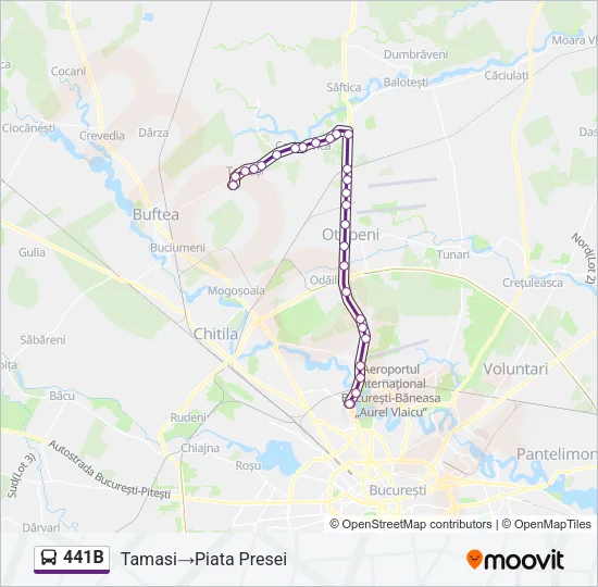 441B Bus Line Map