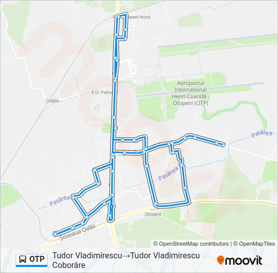 OTP Bus Line Map