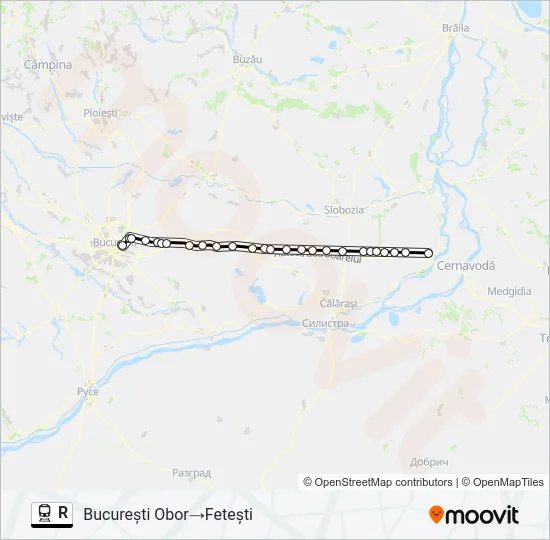 R Train Line Map