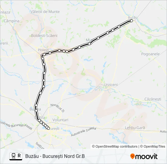 R Train Line Map