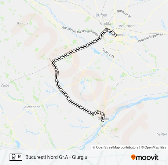 R Train Line Map