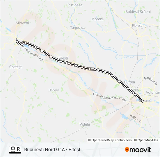 R Train Line Map