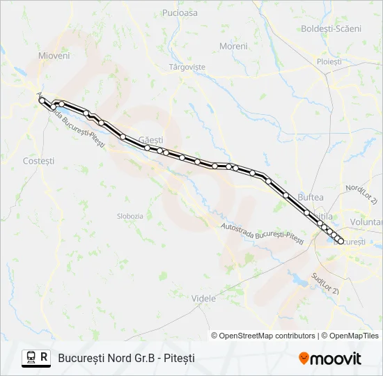R Train Line Map
