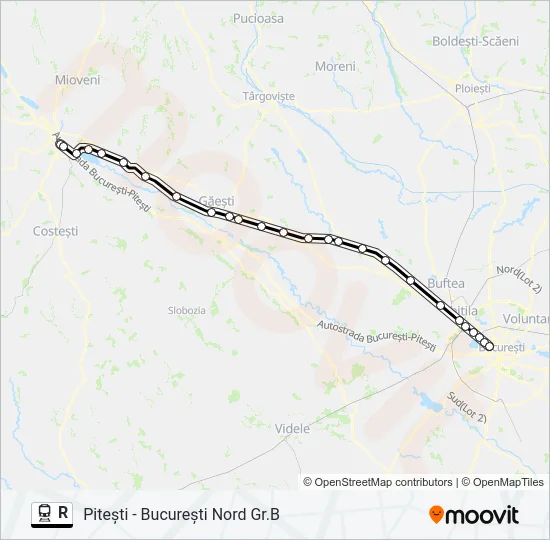 R Train Line Map