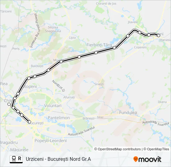 R Train Line Map