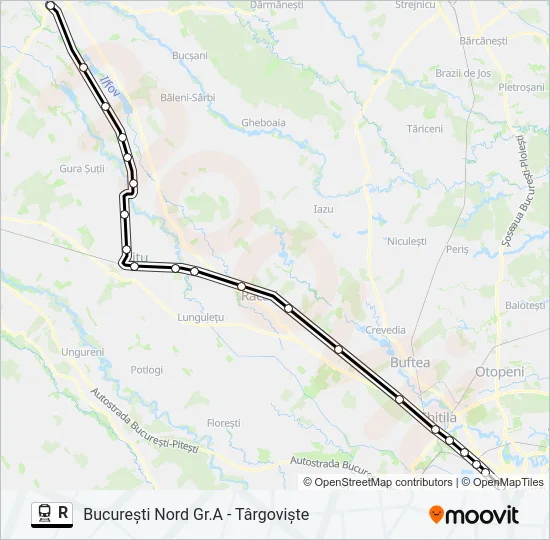 R Train Line Map