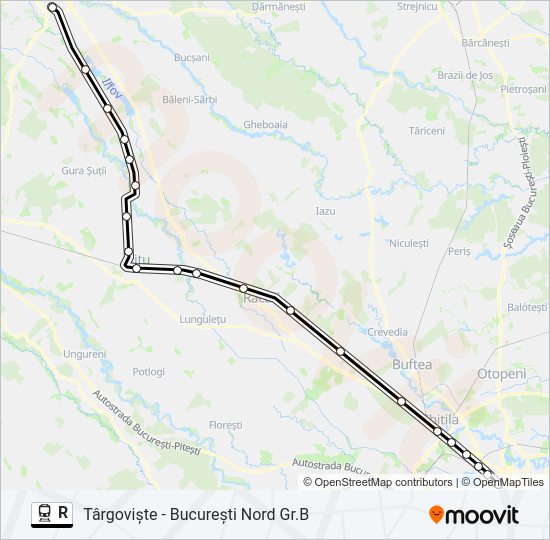 R Train Line Map