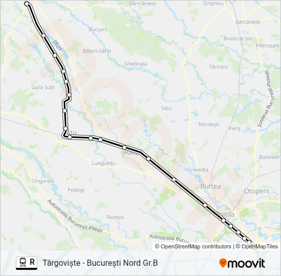 R Train Line Map