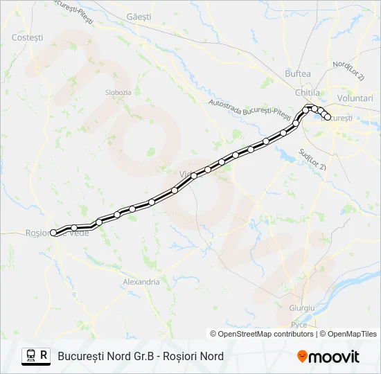 R Train Line Map