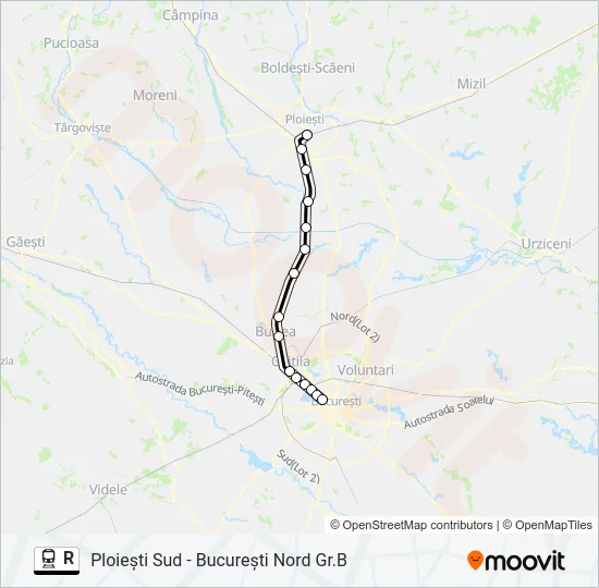 R Train Line Map