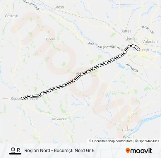 R Train Line Map