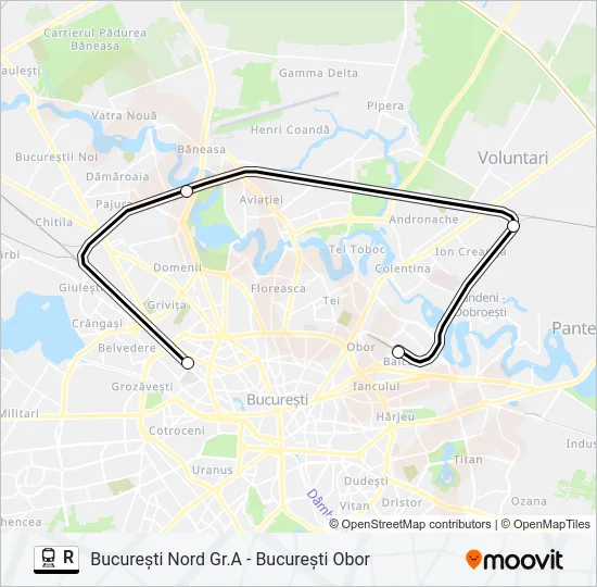 R Train Line Map