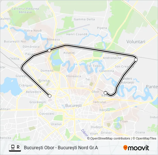 R Train Line Map