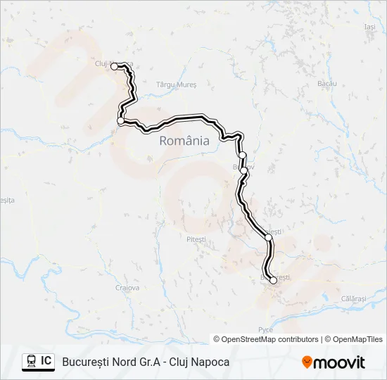 IC Train Line Map