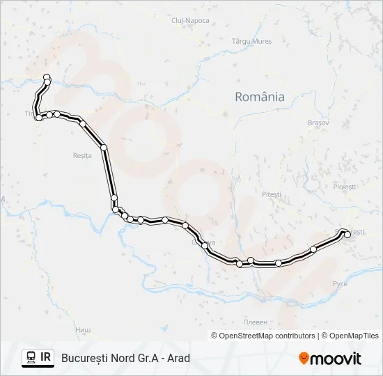 IR Train Line Map