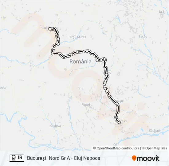 IR Train Line Map