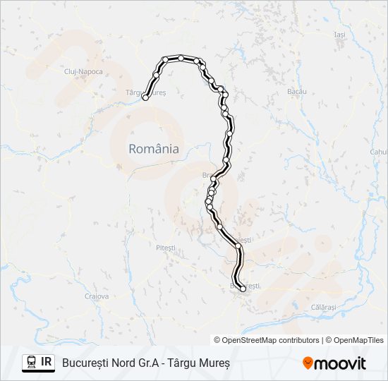 IR train Line Map