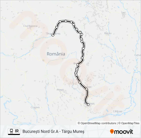 IR Train Line Map