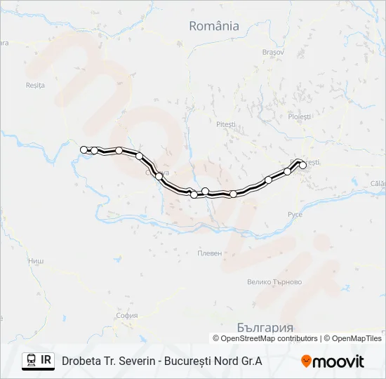 IR Train Line Map