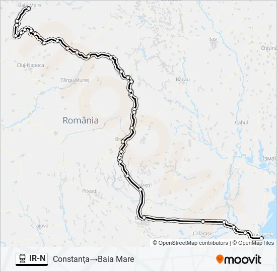 IR-N Train Line Map