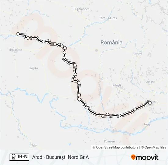 IR-N Train Line Map